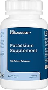 Life Enhancement Potassium Basics Supplement, 1020 mg,120 Servings, 240 caps