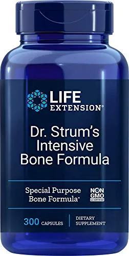 Life Extension Dr. Strum's Intensive Bone Formula, 300 Capsules (01506C)