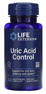 Life Extension, Uric Acid Control, 60 Vegetarian Capsules