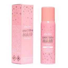 Lime Crime Unicorn Hair Star Mist, Rosï¿½ - Temporary Rose Gold Shimmer Spray - Highlights Hair Style, Accents Hair Color, Light Hold - Soft Sugary Scent - Vegan, Cruelty Free - 2.5 fl. oz.