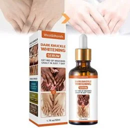 LLMC Whitening Serum Hand Knuckle Glow Serum, Restoring Hand Treatment, Moisturizing, Exfoliates and Reduces Unbalanced Pigmentation, for Removing Dark Knuckle Elbow, Brighter, Firmer Skin (1PCS)