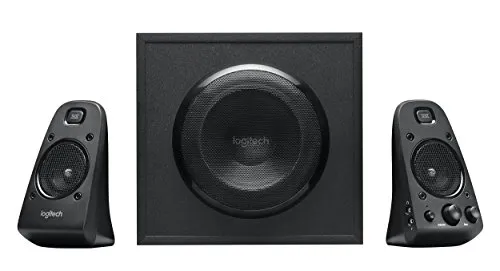 Logitech Z623 400 Watt Home Speaker System, 2.1 Speaker System - Black