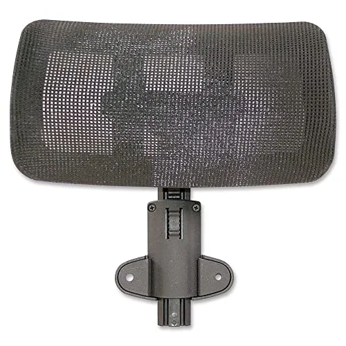 Lorell Hi-Back Chair Mesh Headrest, Black