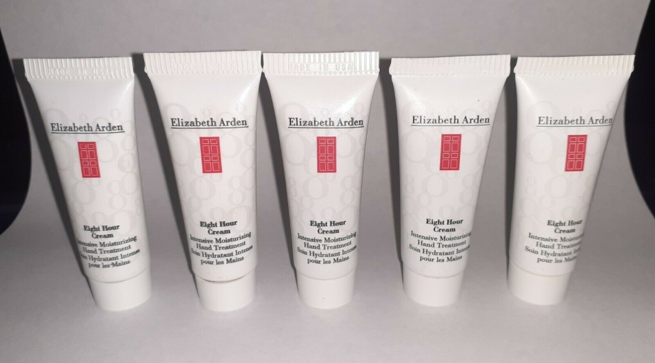 Lot of 5 Elizabeth Arden Eight Hour Cream Hand Treatment  0  5oz Sample Size