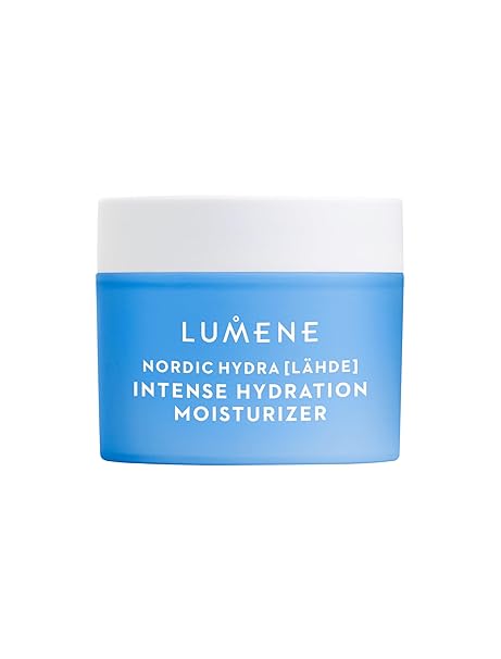 LUMENE Nordic Hydra [LÃHDE] Intense Hydration Moisturizer | With Triple Hyaluronic Acid to Hydrate Dry Skin | Lightweight and Non-Greasy | Plumping Face Cream for All Skin Types | Vegan | 50 ml