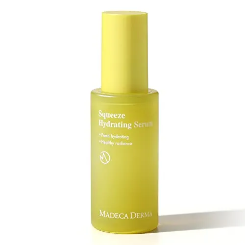 Madeca Derma Squeeze Hydrating Facial Serum for Women - Fresh Hydration and Healthy Radience, Fresh Squeezed Fruits and Vegetables, Prickly Pear Cactus & Carica papaya, Vita Squeeze Complex, 1.01 FL.OZ