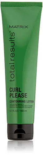 MATRIX Total Results Curl Please Curl Contouring Lotion Leave-In Treatment | Adds Body & Shine | For Wavy and Curly Hair | 5.1 Fl. Oz.