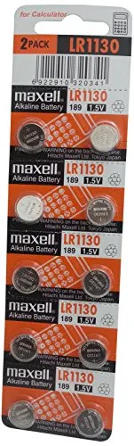 Maxell LR1130 Alkaline Battery 1.5V, 10 Pack