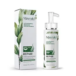 Mayraki Professional Hair Care - Ultra Repairing Weightless Moisture Shampoo for Damaged Hair - 300 ml/10.15 fl.oz, Hair Repair Shampoo Women, Hair Treatment Moisturizing Shampoo, Sulfate Free Shampoo