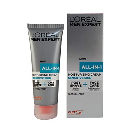 Men Expert by L'Oreal Paris All in 1 Moisturising Cream 75ml (Sensitive Skin) by HealthMarket
