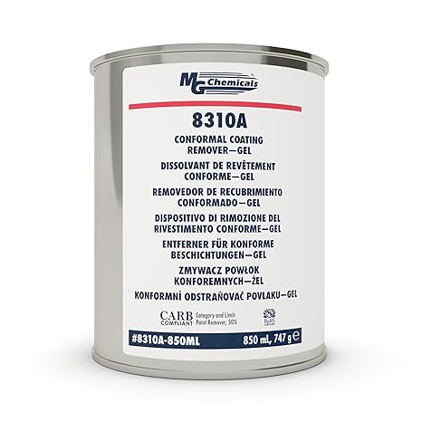 MG Chemicals 8310A Conformal Coating Stripper - Non Drip Gel Type, 850mL Can