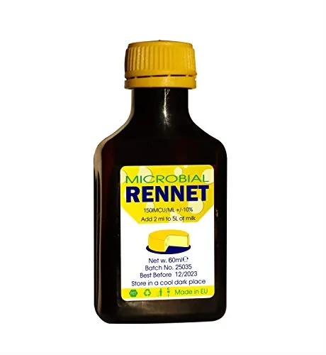 Microbial Liquid RENNET Coagulant 60ml | add 2ml per 5L of milk