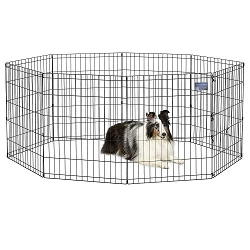 MidWest Foldable Metal Dog Exercise Pen / Pet Playpen, 24