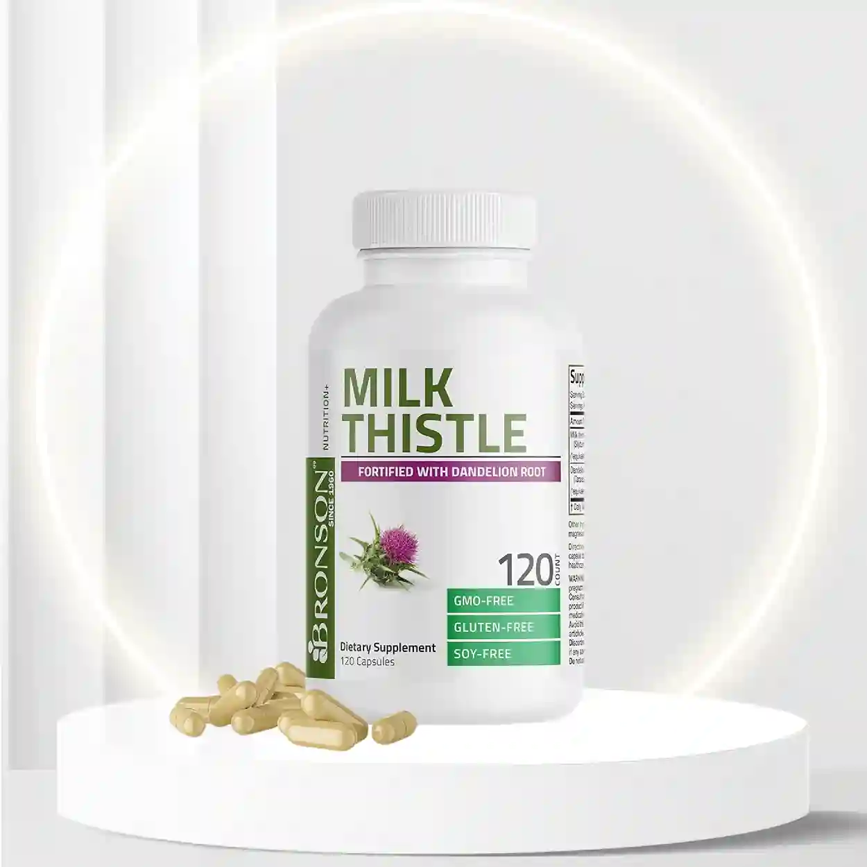 Milk Thistle 1000mg Silymarin Marianum & Dandelion Root Liver Health Support 120 Capsules