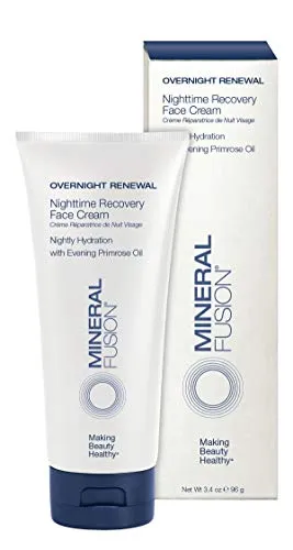Mineral Fusion Overnight Renewal Nighttime Recovery Face Cream, 3.4 oz