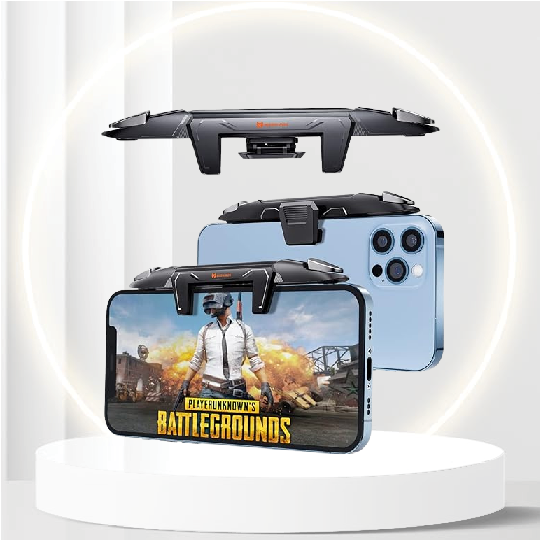 Mobile Phone Controller for Android & iPhone, Game Controller Compatible with PUBG Mobile/Knives Out/Call of Duty Mobile, Phone Triggers for Gaming with Sensitive Shoot and Aim