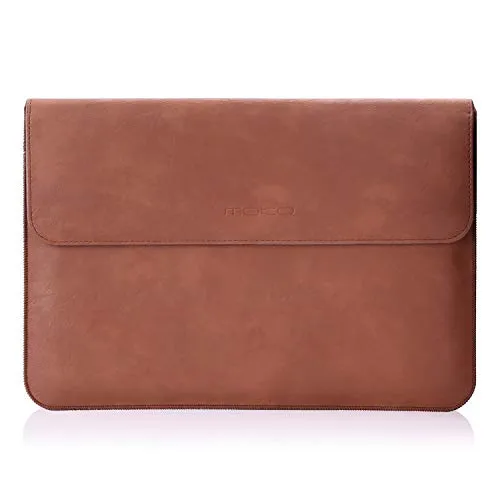 MoKo Tablet Sleeve Case Bag, PU Leather Protective Laptop Sleeve Compatible with Surface Pro X/Pro 7/Pro 6/ Pro 5/Pro 4/Pro 3/Pro 12.3/Pro LTE 12.3