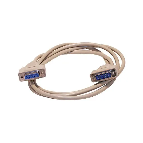 Monoprice 10ft DB15 M/F 1:1 Molded Cable Beige
