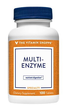 Multi-Enzyme Digestive Formula with 30mg Ox Bile Powder (100 Tablets)