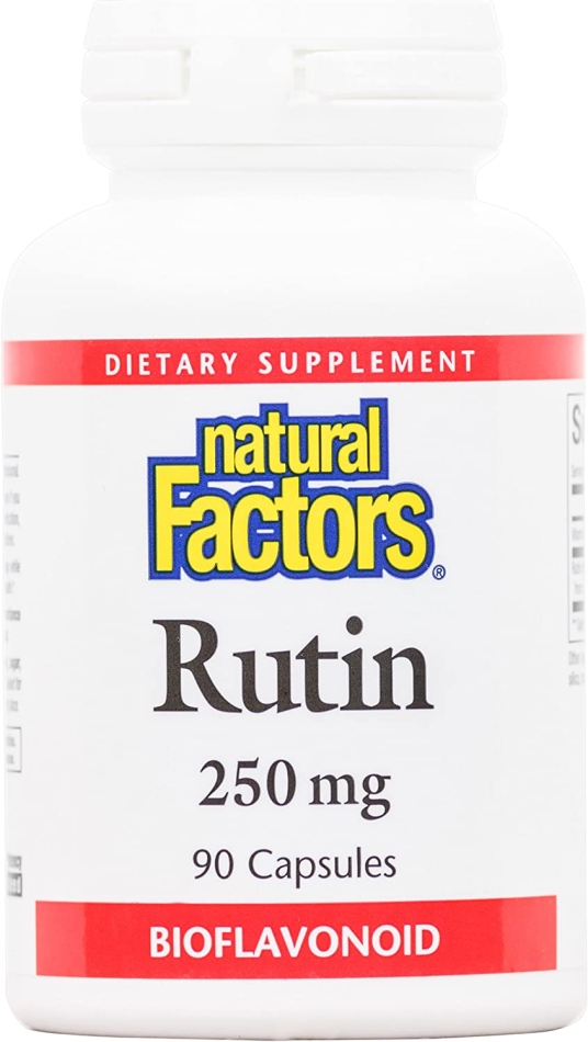 Natural Factors - Rutin 250mg, A Citrus Bioflavinoid, 90 Capsules