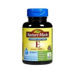 Nature Made Vitamin E -- 1000 IU - 60 Liquid Softgels