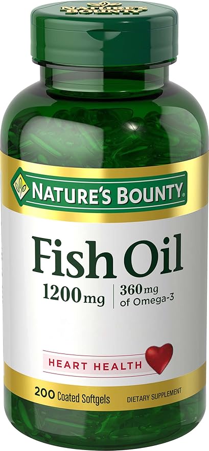 Nature's Bounty Fish Oil, 200 Count