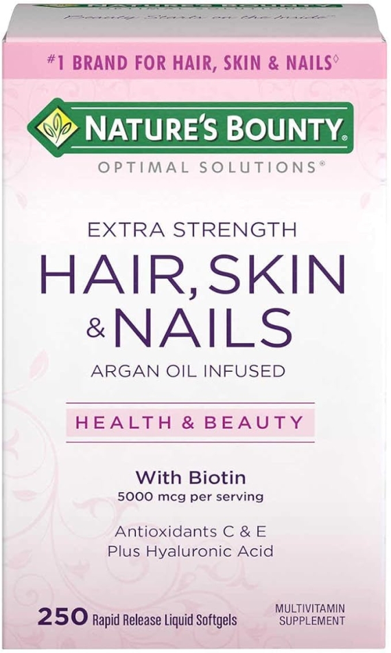 Nature's Bounty Hair, Skin and Nails, 250 Softgels