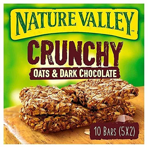 Nature Valley Crunchy Granola Bars Oats & Dark Chocolate - 5 x 42g (0.46lbs)