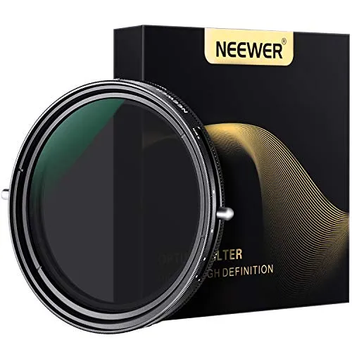 Neewer 67mm Variable Fader ND2-ND32 ND Filter and CPL Circular Polarizing Filter 2 in 1 for 67mm Thread Camera Lens No X Spot Weather Sealed, Aluminium Alloy Frame