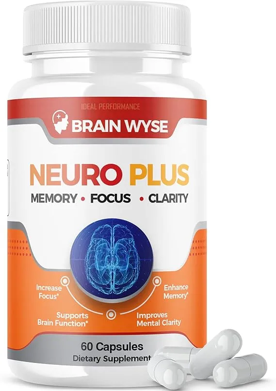 Neuro Plus Brain and Focus Supplement Brain Wyse Pill (60 Capsules)