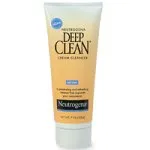 Neutrogena Deep Clean Daily Facial Cream Cleanser with Beta Hydroxy Acid to Remove Dirt, Oil & Makeup, Alcohol-Free, Oil-Free & Non-Comedogenic, 7 fl. oz (Pack of 3)