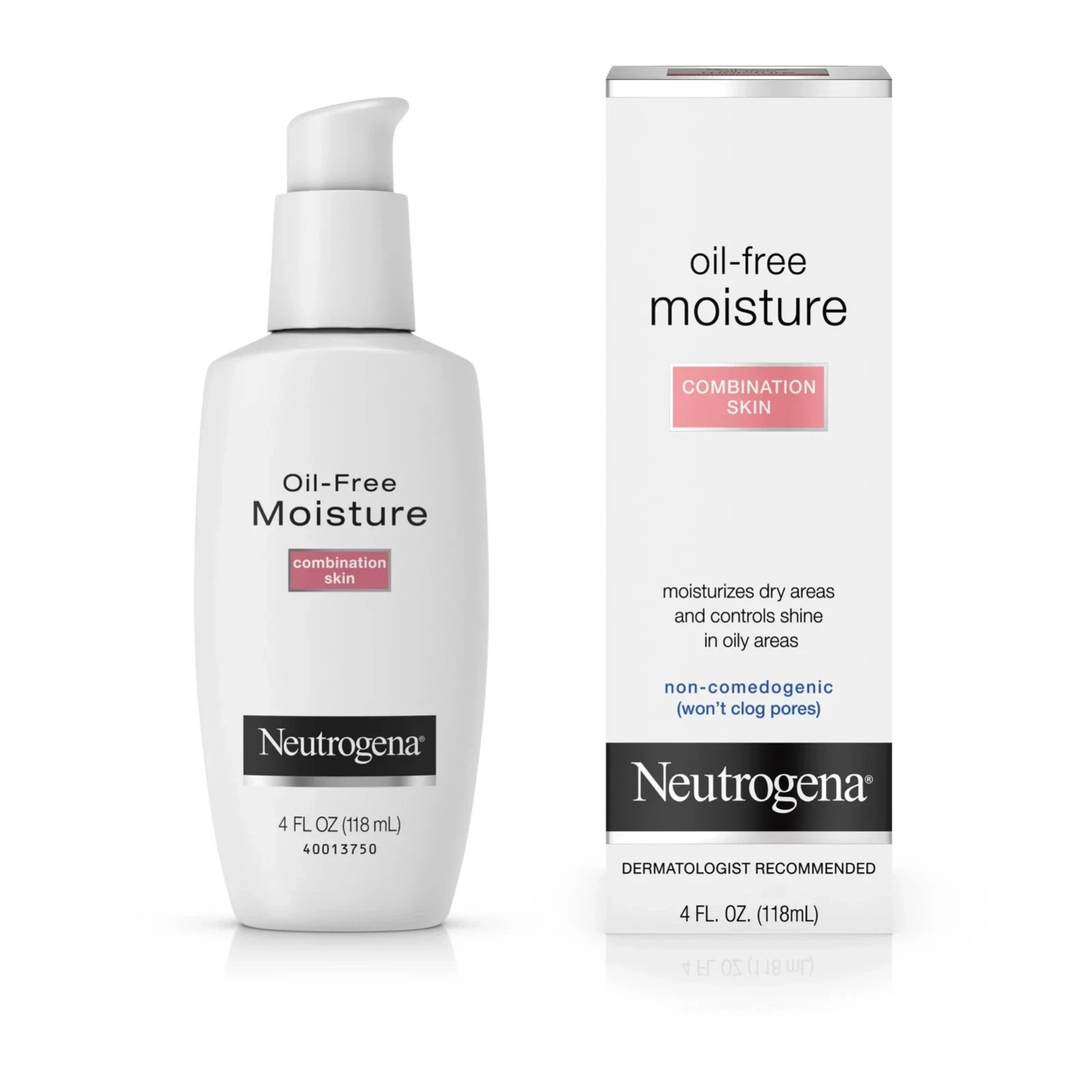 Neutrogena Oil Free Face Moisturizer for Combination Skin, 4 oz. - Box Damage