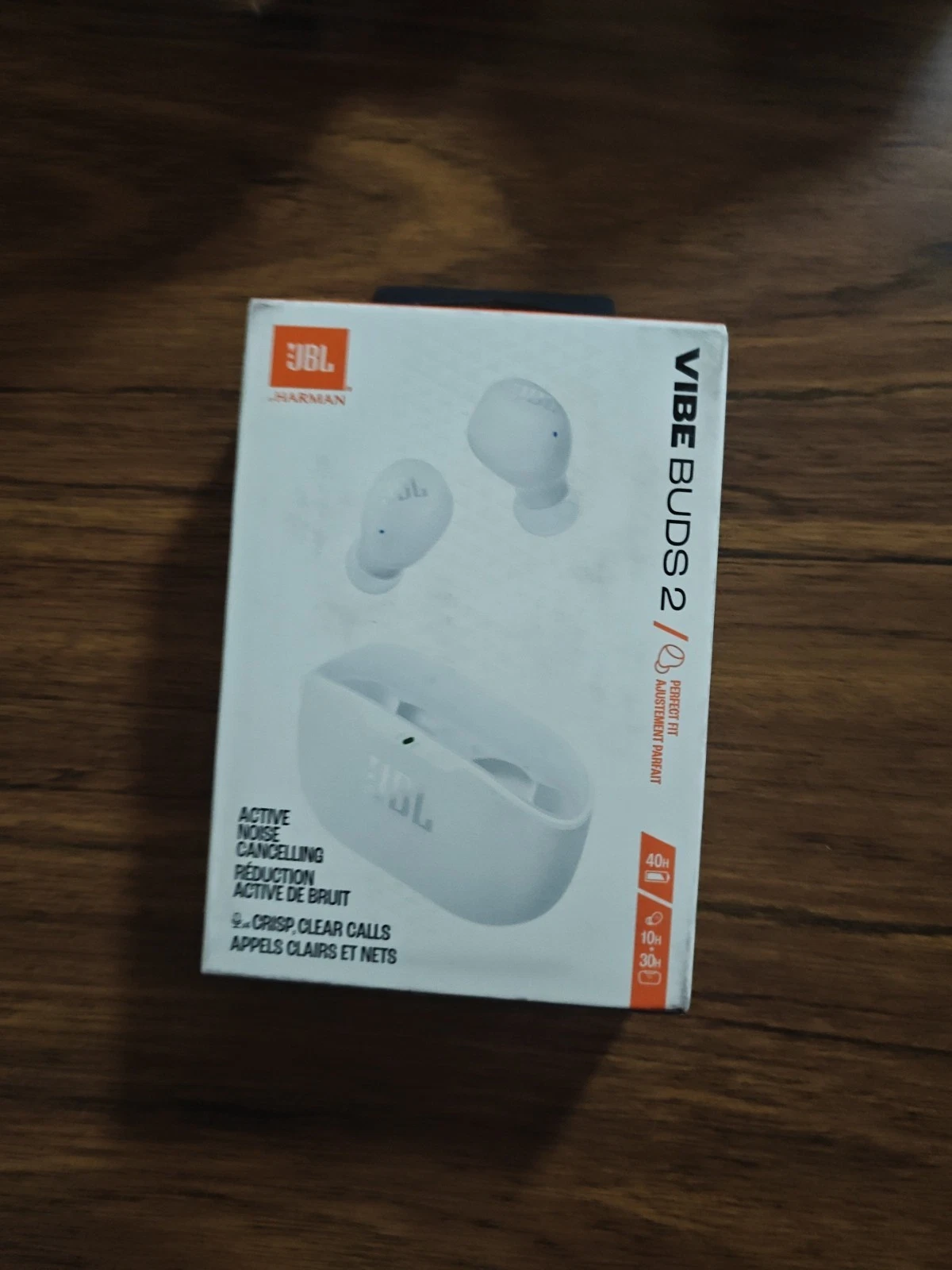 New JBL Vibe Buds 2 White Headphones