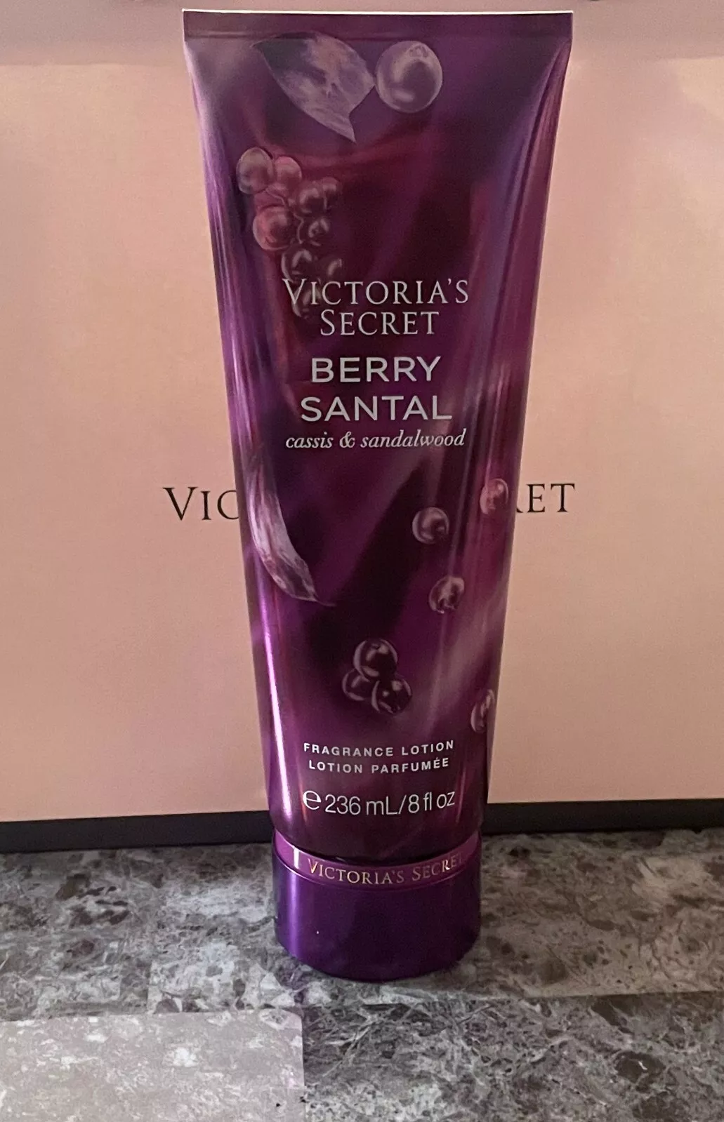 NEW VICTORIA'S SECRET BERRY SANTAL 8 FL OZ FRAGRANCE LOTION CASSIS & SANDALWOOD