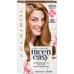 Nice'n Easy [6.5] Lightest Golden Brown Permanent Hair Color 1 ea