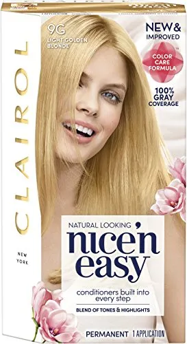 Nice 'n Easy Permanent Color 9G Light Golden Blonde 1 ea (Pack of 3)