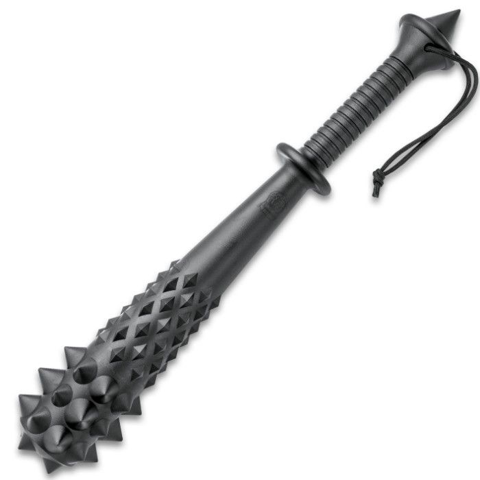 NIGHT WATCHMAN LAW ENFORCEMENT TACTICAL MACE - SOLID ONE-PIECE POLYPROPYLENE CONSTRUCTION, SPIKED POMMEL - LENGTH 20