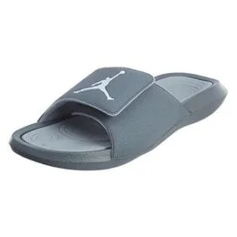Nike Jordan Mens Hydro 6 Slide Sandals Cool Grey/White-Wolf Grey 12