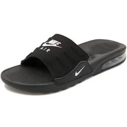 Nike Men's Air Max Camden Slide Sandal, Black/White, 8