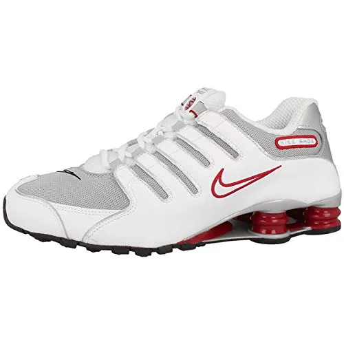 Nike Men's Shox NZ Running Shoe White / Black - White - 10 D(M) US