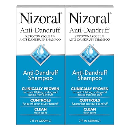 Nizoral Anti-Dandruff Shampoo, 7 Fl Oz (Pack of 2)