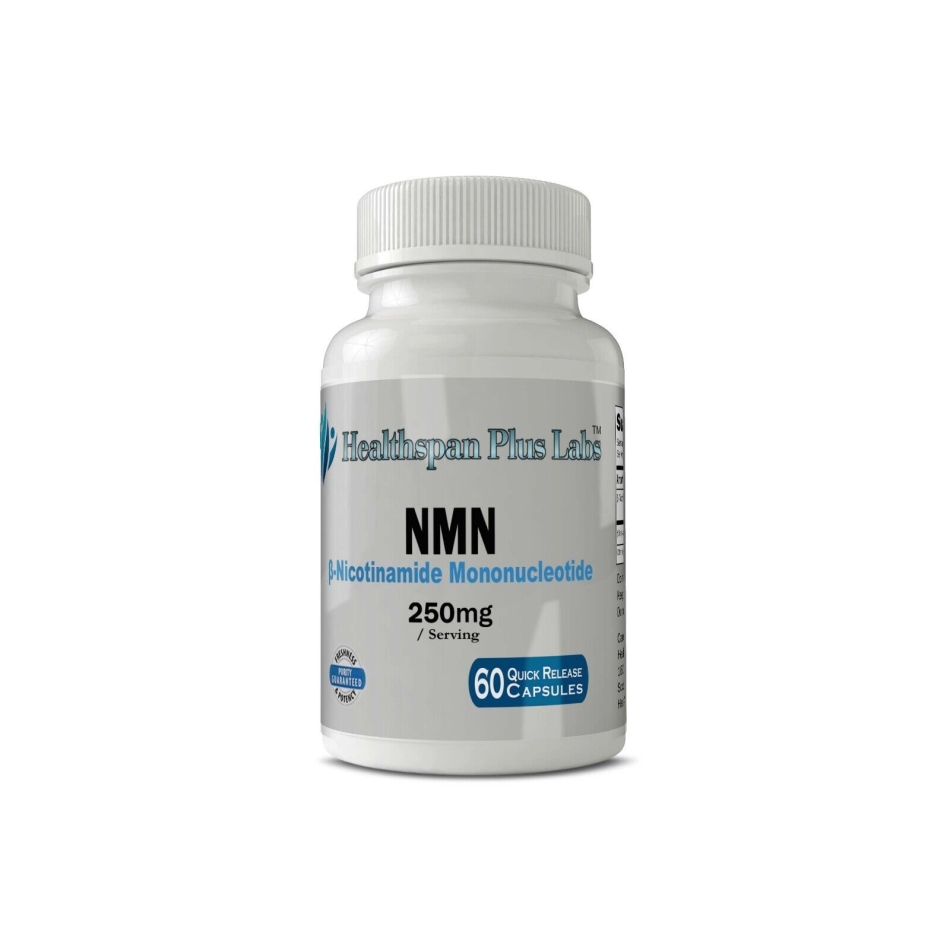 NMN Supplement, Nicotinamide Mononucleotide, Real NMN, NAD,60 count 250mg/serv