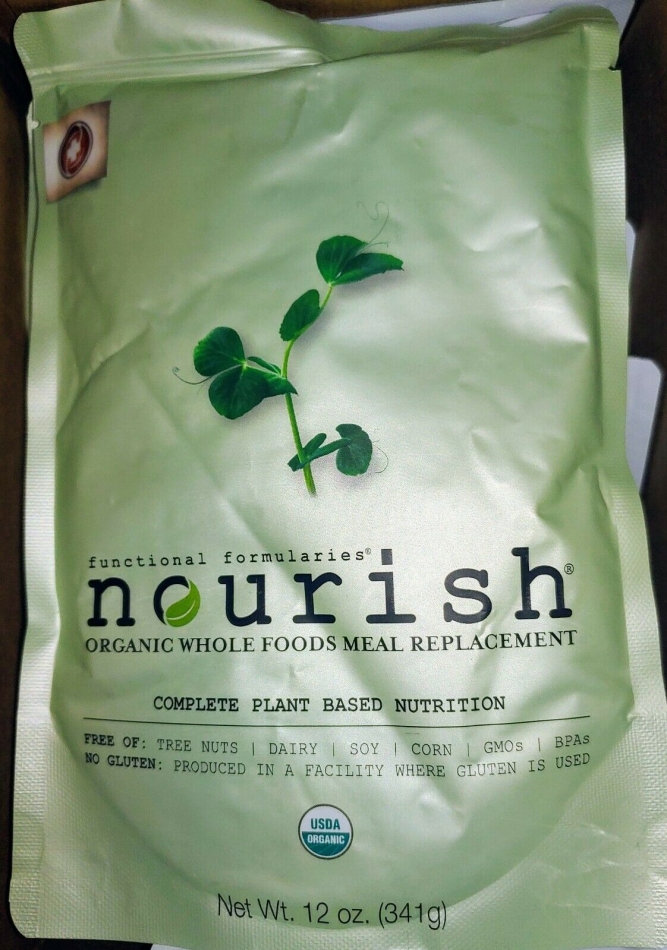Nourish Functional Formularies Meal Replacement Formula 24 pouches Tube Feeding