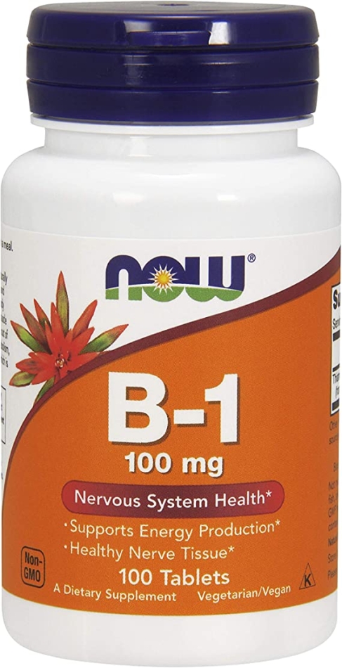 NOW FOODS Now B1 100MG, 100 Count