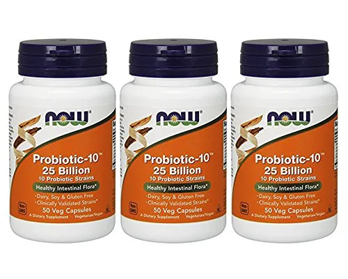 NOW Foods Probiotic-10 25 Billion 150 (50X3)