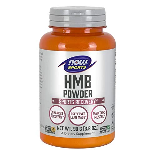 NOW Sports Nutrition, HMB (?-Hydroxy ?-Methylbutyrate)Powder, Sports Recovery*, 90 Grams