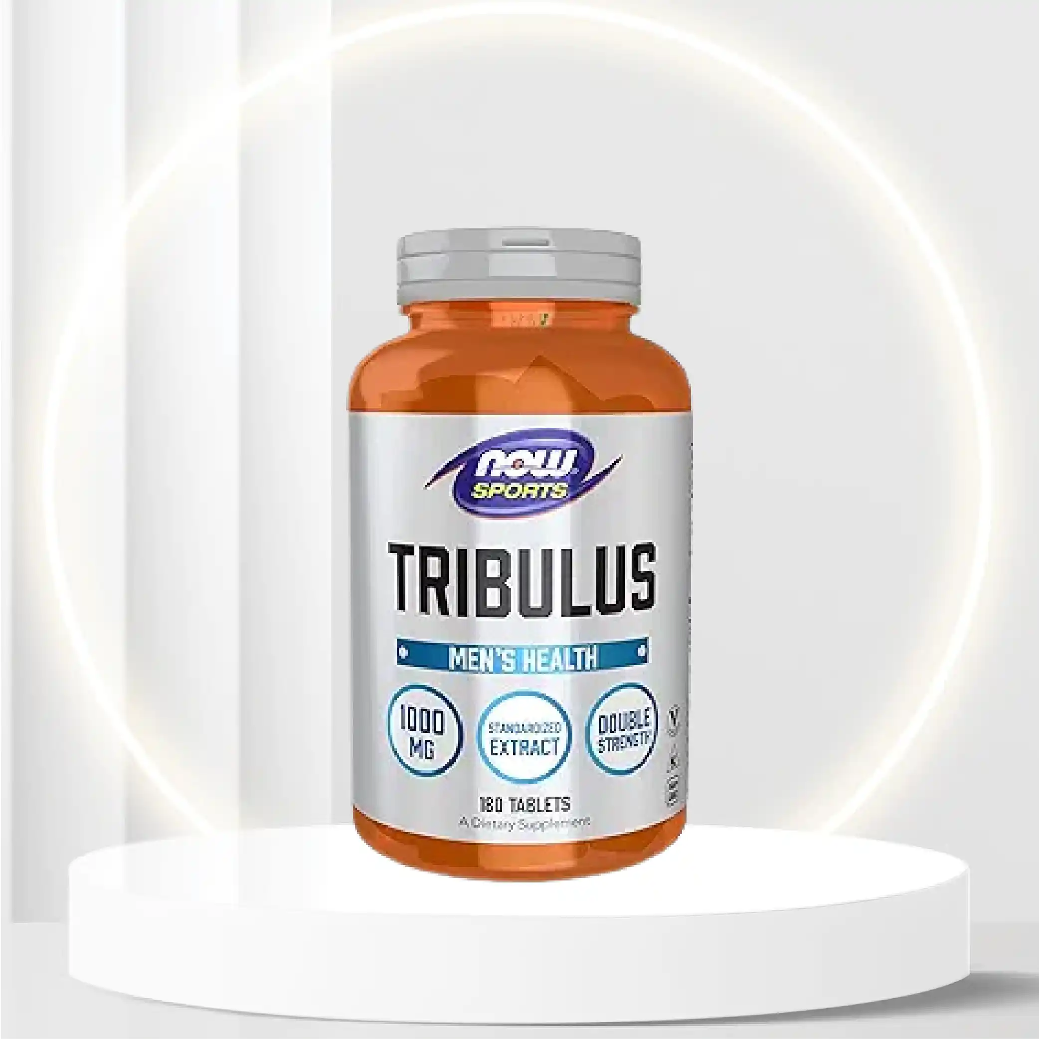 NOW Sports Nutrition, Tribulus (Tribulus terrestris) 1000 mg, Double Strength, Men's Health, 180 Tablets
