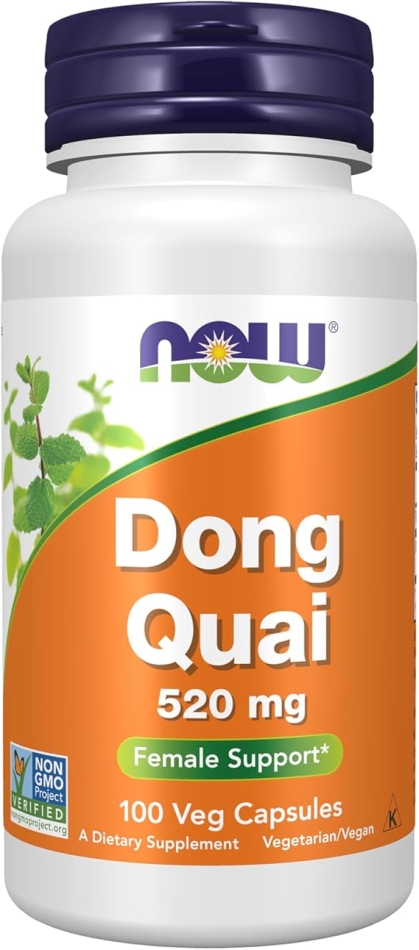 NOW Supplements, Dong Quai (Angelica sinensis) 520 mg, Female Support 100 Veg Capsules