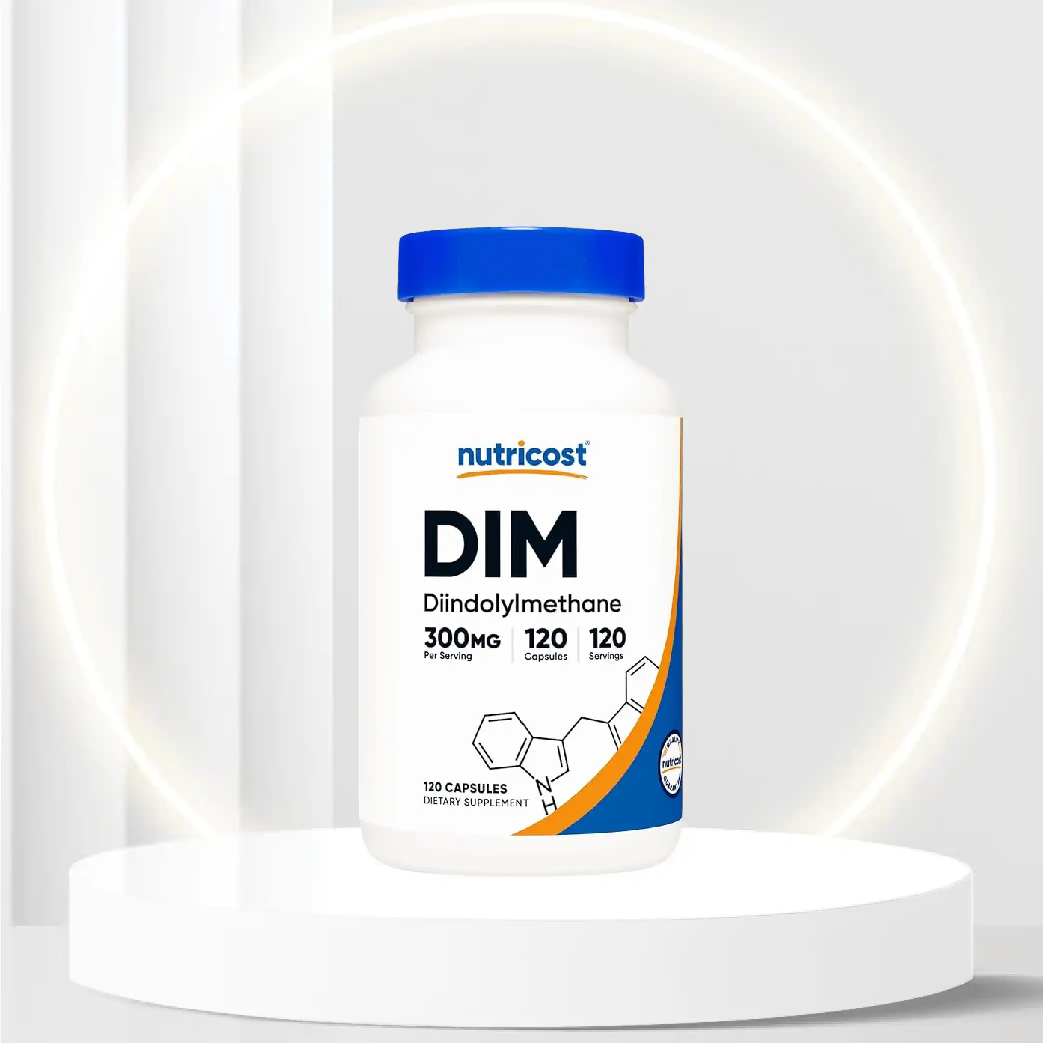 Nutricost DIM (Diindolylmethane) Plus BioPerine 300mg, 120 Veggie Capsules - Up to 4 Month Supply, Max Strength DIM Supplement