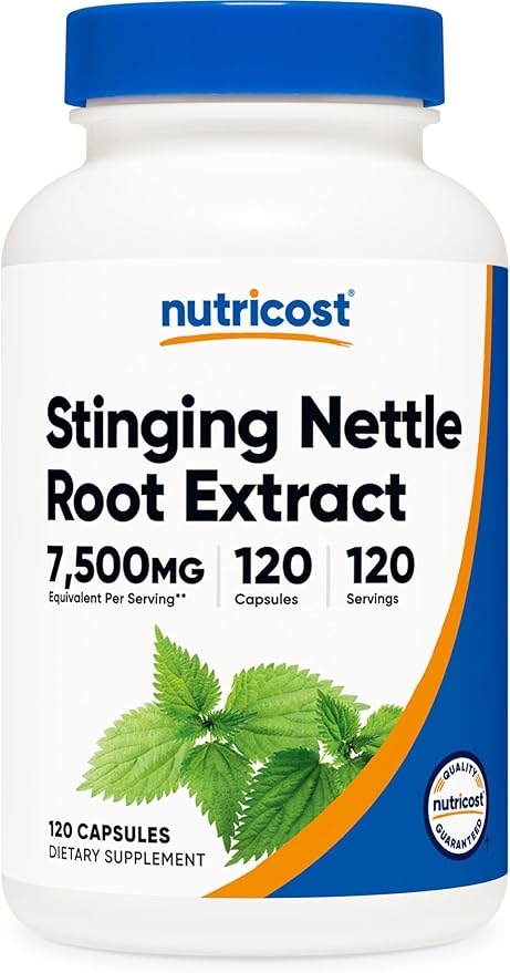 Nutricost Stinging Nettle Root Extract 7500mg Equivalent, 120 Capsules